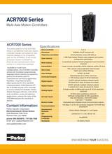 Controlador de Múltiplos Eixos ACR7000 — Especificações