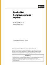 Manual Técnico — Comunicação DeviceNet
