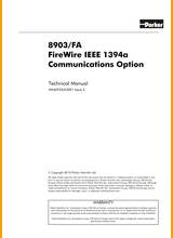 Manual Técnico — FireWire 8903FA
